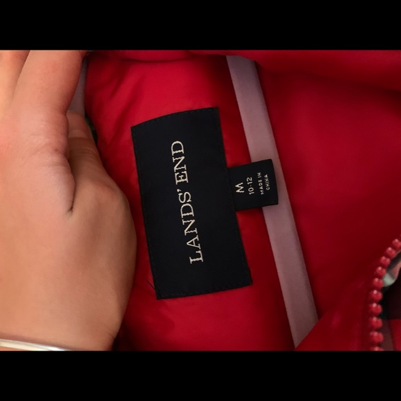 SOLD Ⓜ️ Land’s End Plaid Vest - Picture 5 of 6